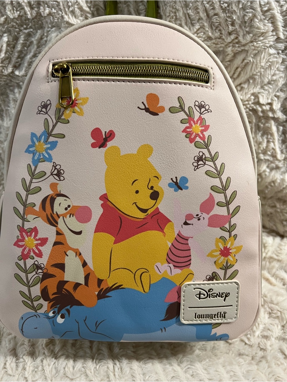 Loungefly Disney Winnie the Pooh Friends Mini Backpack Floral Butterfly Print